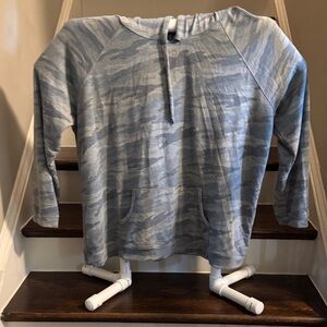 Gray Camouflage Women's Hoodie